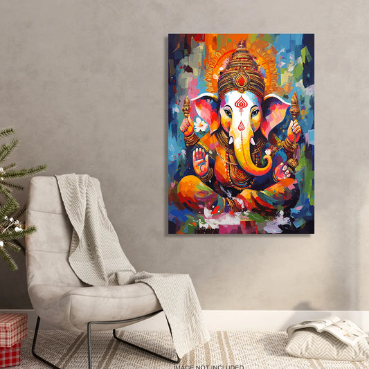 Lord Ganesha – The Blessing of Strength & Spiritual Growth 🕉️🌼