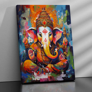 Lord Ganesha – The Blessing of Strength & Spiritual Growth 🕉️🌼