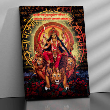 Goddess Durga – The Divine Protector & Warrior of Strength 💪✨