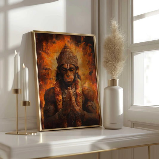 Lord Hanuman – The Beacon of Devotion & Unyielding Courage 🕉️💥